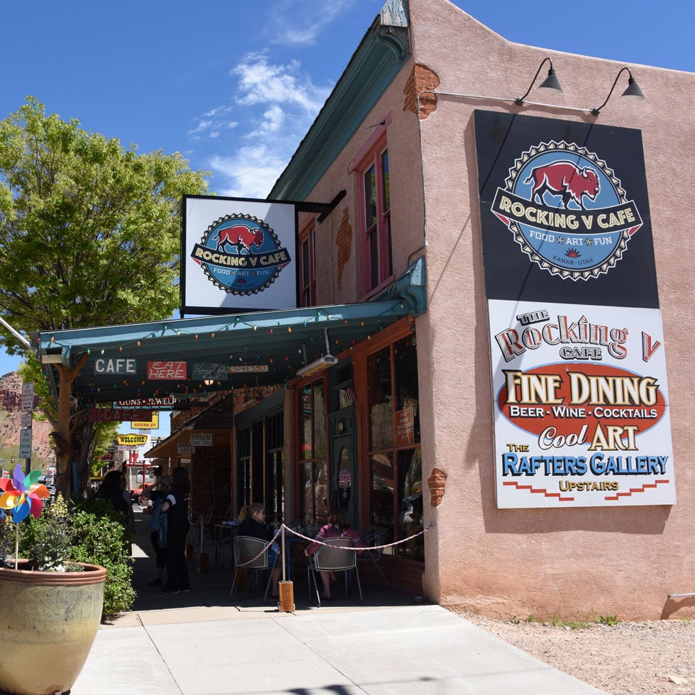 Location | Rocking V Café | Kanab Utah